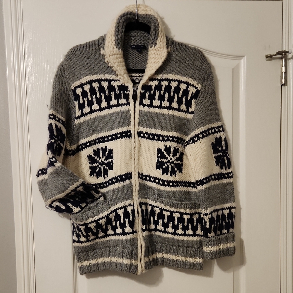 '09 Gap Heavy Knit Wool Cardigan